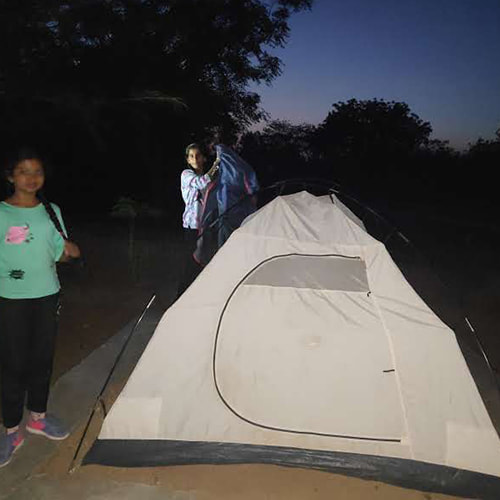Summer camp Activities for Kids - Tent Pitching
