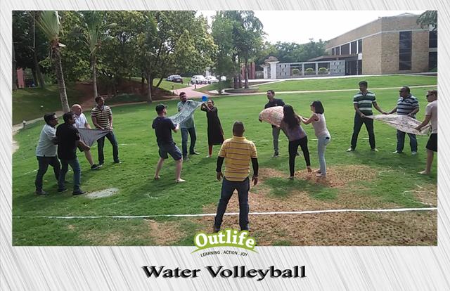 Water Volleyball Team Building Activity