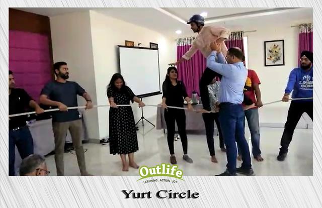 Yurt Circle Team Building Activity